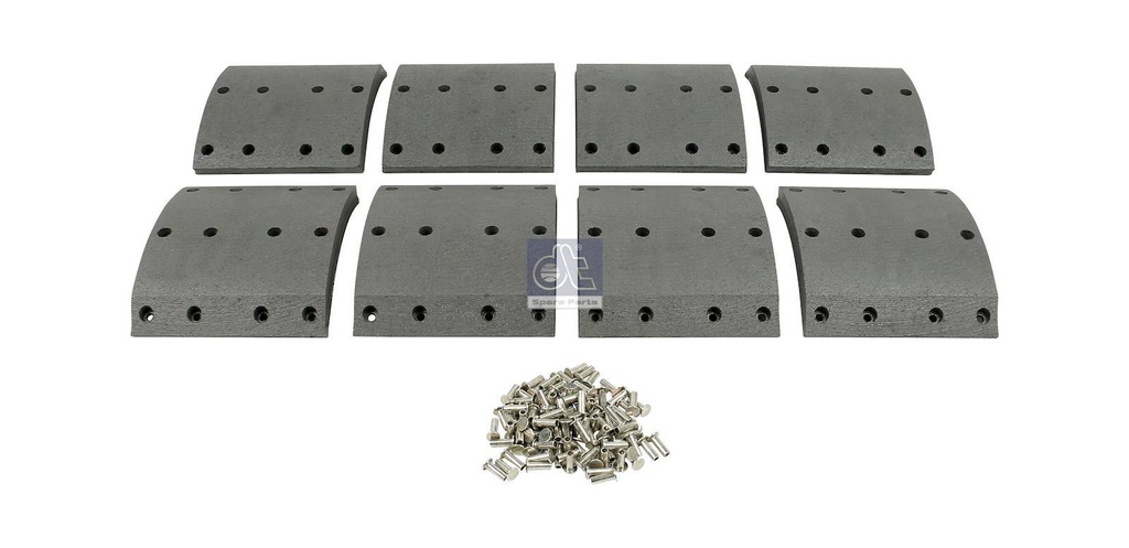 Kit de garnitures de frein à tambour SCANIA - DT SPARE PARTS