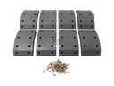 Kit de garnitures de frein à tambour SCANIA - DT SPARE PARTS