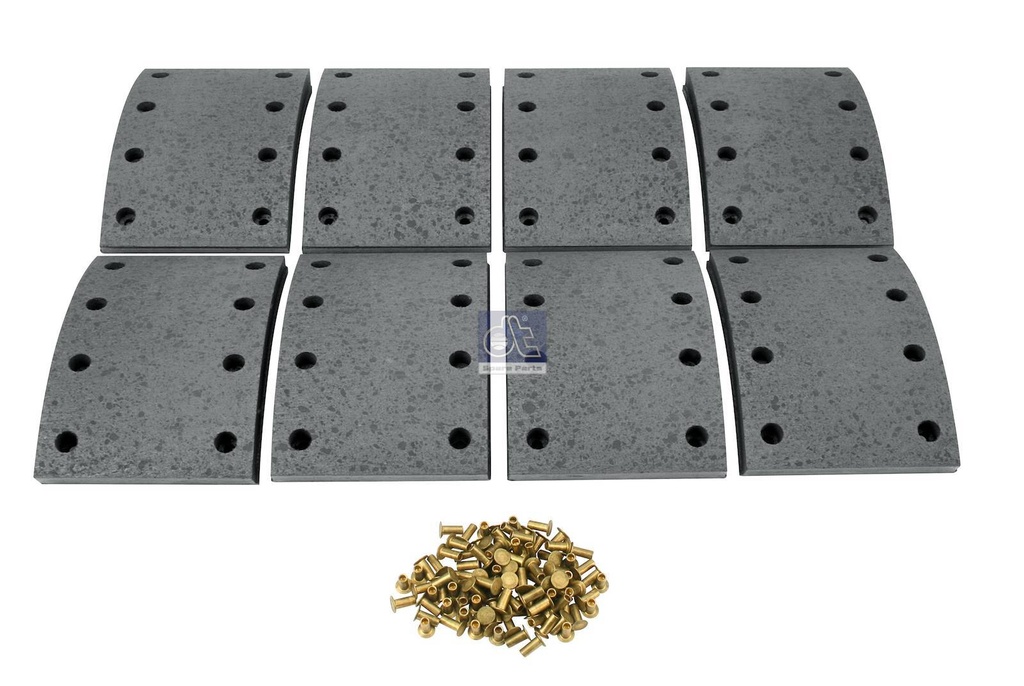 Kit de garnitures de frein à tambour VOLVO - DT SPARE PARTS
