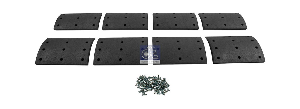 Kit de garnitures de frein à tambour VOLVO - DT SPARE PARTS