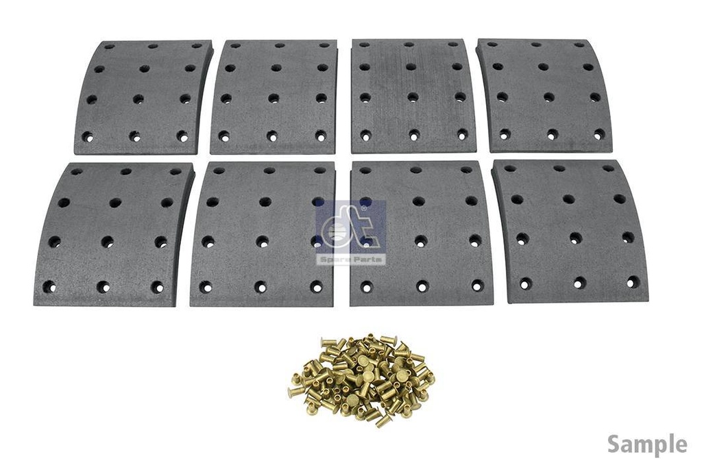 Kit de garnitures de frein à tambour VOLVO - DT SPARE PARTS