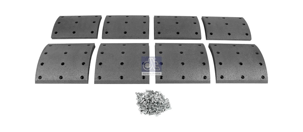 Kit de garnitures de frein à tambour VOLVO - DT SPARE PARTS