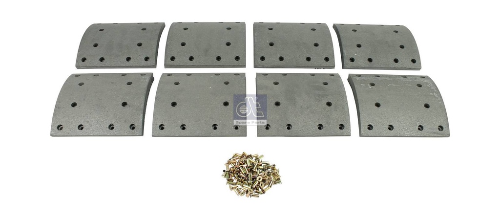Kit de garnitures de frein à tambour - DT SPARE PARTS