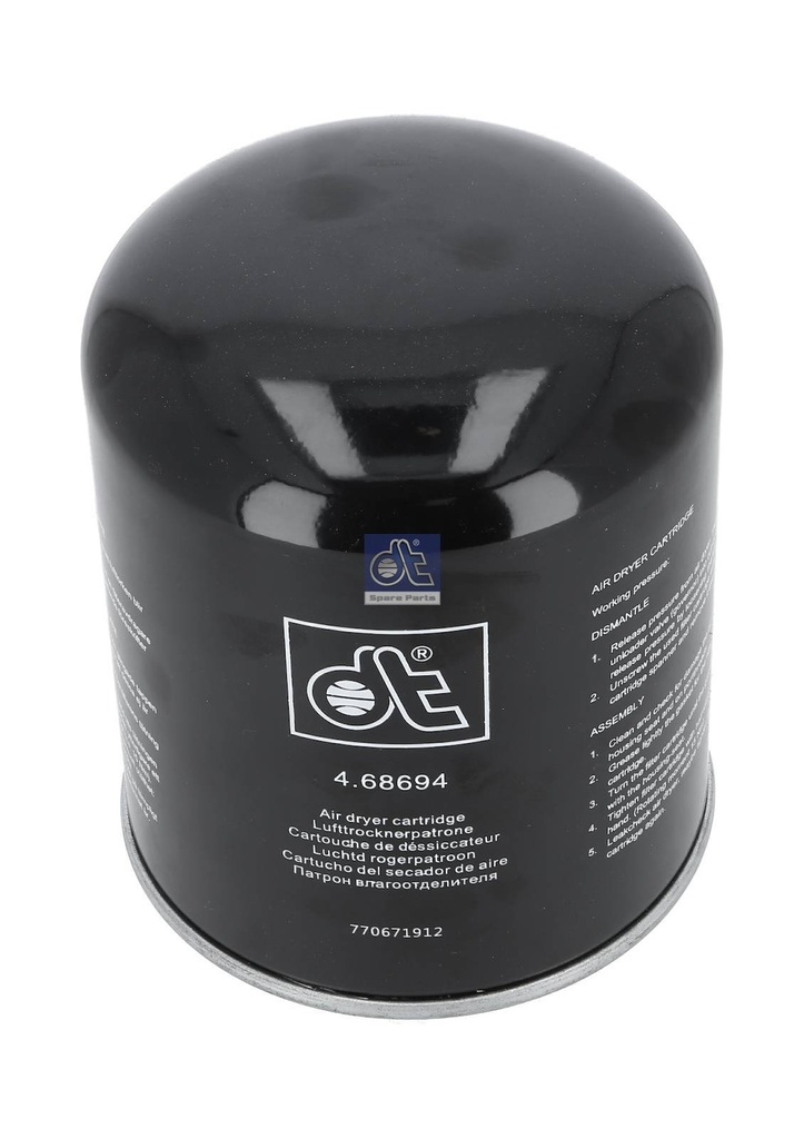 Cartouche de déssiccateur - DT SPARE PARTS