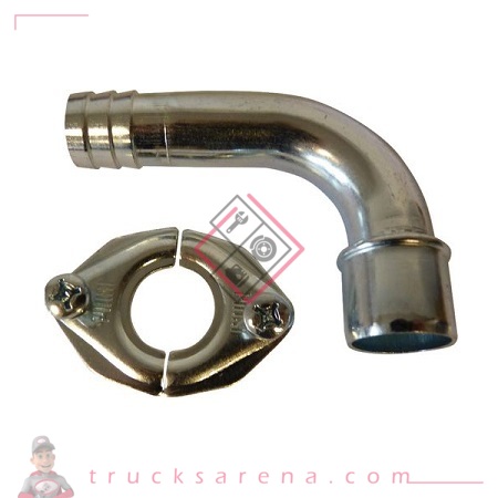 Raccord coudé + brides pour pompe 12/24V Piusi – SODISE