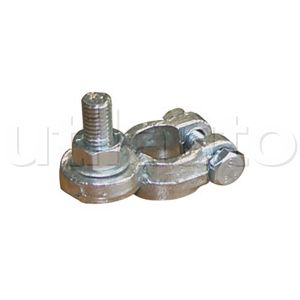 Terminal MAN type (-), M8 rod in zinc-plated brass - ROBERT LYE