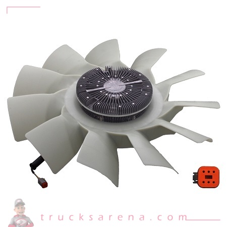 Moyeu de ventilateur à embrayage hydraulique avec ailettes SCANIA - FEBI