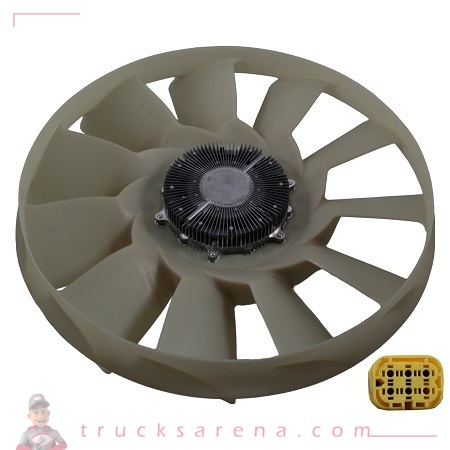 Moyeu de ventilateur à embrayage hydraulique MAN - FEBI