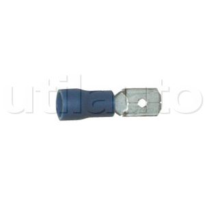 Semi-insulated male terminal, 100 units - ROBERT LYE