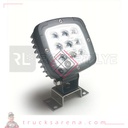 Phare de travail carré 9 LEDS type CREE - ROBERT LYE
