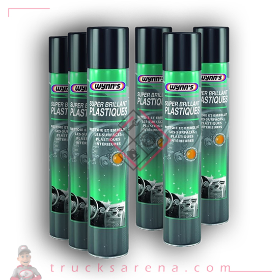 Lot de 6 super brillant plastique 750 ml - WYNN'S