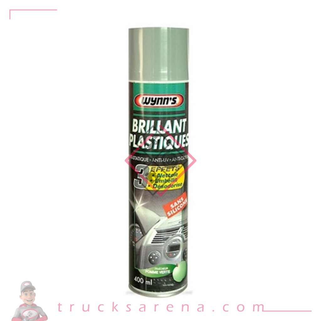 Brillant plastique 400 ml sans silicone - WYNN'S