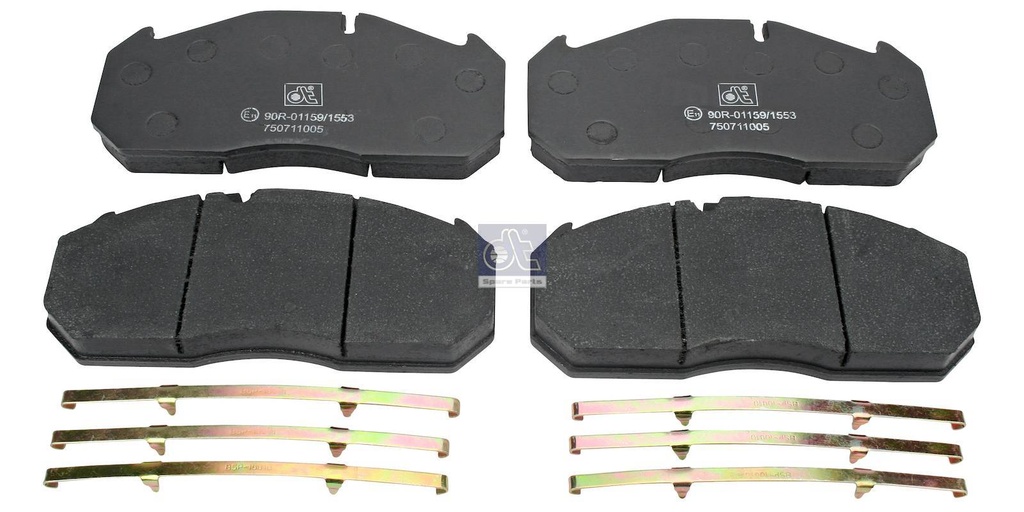 Kit de garnitures de disque de frein - DT SPARE PARTS