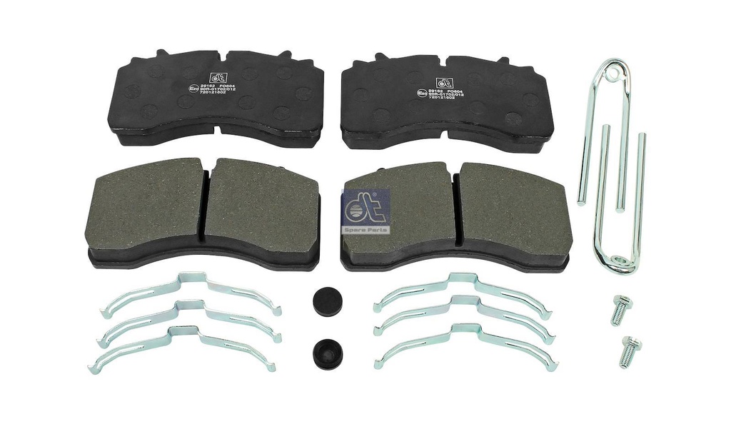 Kit de garnitures de disque de frein - DT SPARE PARTS