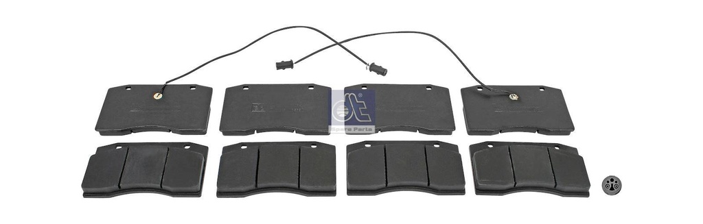 Kit de garnitures de disque de frein IVECO - DT SPARE PARTS