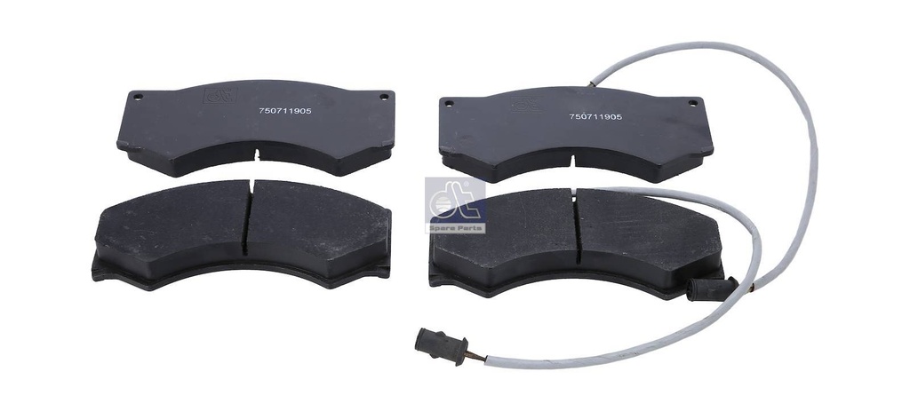 Kit de garnitures de disque de frein - DT SPARE PARTS