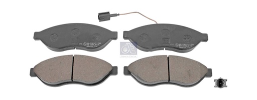 [DTS 12.93100] Kit de garnitures de disque de frein - DT SPARE PARTS