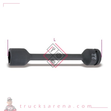 [BET 007290732] 1" impact socket with torque control 729T 32/450 - BETA