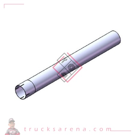 [DIN 93010] Tube universel Ø 110 (4"1/3) 100 cm alu - DINEX