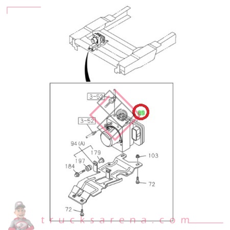 [ISU 8974848430] Unité hydraulique - ISUZU PARTS