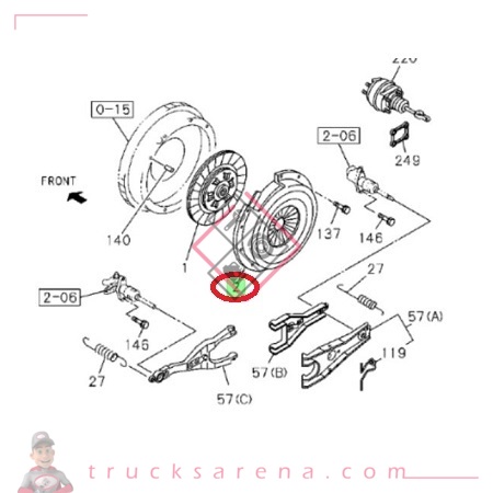 [ISU 8972596931] Ensemble mécanisme d'embrayage - ISUZU PARTS
