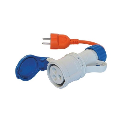 [SOD 03266] Adaptateur, femelle CE17 et mâle 2P+T - SODISE