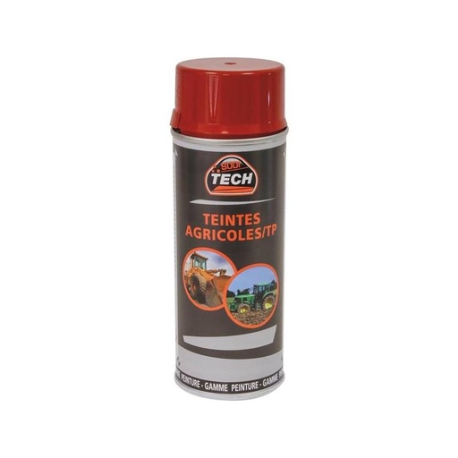[SOD 03808] Peinture aérosol 400 ml, agricole rouge CASE - SODISE