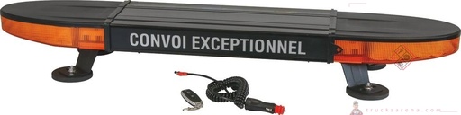 [SOD 16950] Rampe de signalisation LED 12/24V 100cm magnétique rechargeable - SODISE