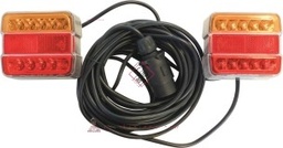 [SOD 17239] Kit de signalisation arrière LED 12V 7,5m magnétique  blister - SODISE