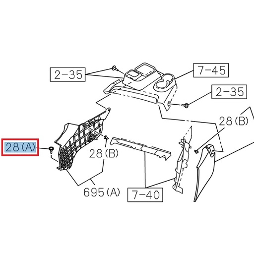 [ISU 8974268871] Clip - ISUZU