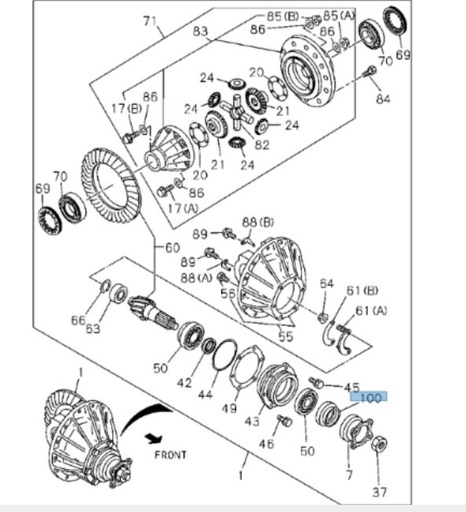 [ISU 8944080831] Joint huile - ISUZU PARTS