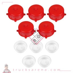 [LAM 8000692669983] Set de 5 caps et souscaps en plastique pour jerricane - LAMPA