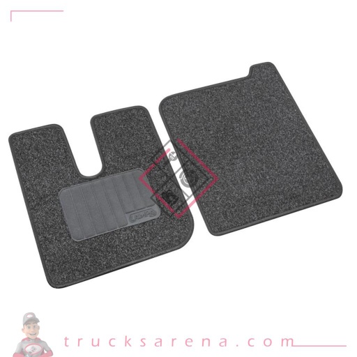[LAM 8000692955000] Set tapis sur mesure en moquette - compatible pour  Iveco Stralis (08/02>12/12) cab. larga/large -  Iveco Stralis (07/12>12/19) cab. larga/large -  Iveco Stralis Hi-Way (07/12>08/16) cab. larga/large -  Iveco Stralis XP (09/16>12/19) cab. larga/large -  Iveco Trakker (09/04>) - LAMPA