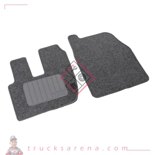 [LAM 8000692955314] Set tapis sur mesure en moquette - compatible pour  Daf LF (07/13>) -  Daf LF45 (01/01>12/14) -  Daf LF55 (01/01>12/14) -  Renault Midlum (02/00>12/14) -  Renault Premium 1 (02/96>04/06) -  Renault Premium 2 (09/05>12/13) - LAMPA