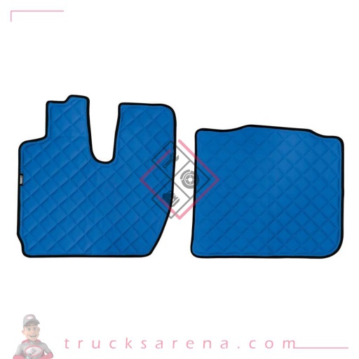 [LAM 8000692959008] 2 tapis en Skeentex - Bleu - compatible pour Iveco S-Way (10/19>) - LAMPA