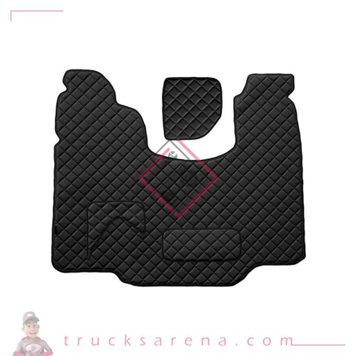 [LAM 8000692959503] Tapis central en Skeentex - Noir - compatible pour Scania G Serie 5 (03/04>08/09) automatic - Scania G Serie 6 (09/09>08/13) automatic - Scania G Serie 6 - Streamline (09/13>12/17) automatic - LAMPA