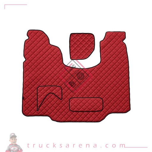 [LAM 8000692959510] Tapis central en Skeentex - Rouge - compatible pour Scania G Serie 5 (03/04>08/09) automatic - Scania G Serie 6 (09/09>08/13) automatic - Scania G Serie 6 - Streamline (09/13>12/17) automatic - LAMPA