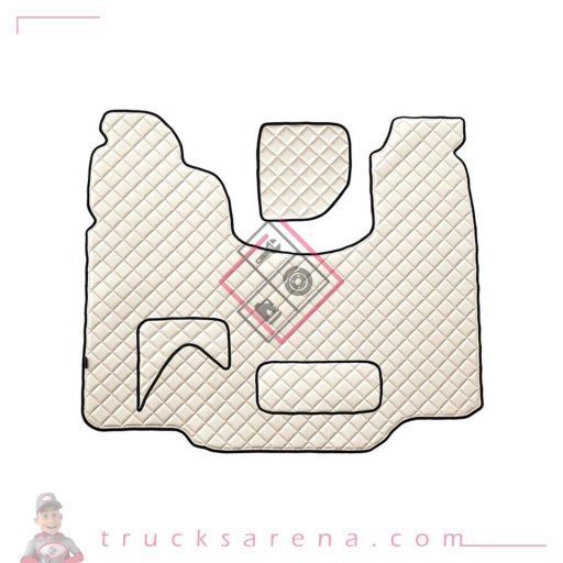 [LAM 8000692959527] Tapis central en Skeentex - Crème - compatible pour Scania G Serie 5 (03/04>08/09) automatic - Scania G Serie 6 (09/09>08/13) automatic - Scania G Serie 6 - Streamline (09/13>12/17) automatic - LAMPA