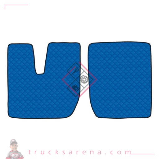 [LAM 8000692961162] 2 tapis en Skeentex - Bleu - compatible pour Iveco Stralis (08/06>12/12) automatic, manual, wide cab, sliding fridge - Iveco Stralis Hi-Way (07/12>08/16) automatic, manual, wide cab, sliding fridge - Iveco Stralis (08/02>07/06) automatic, manual, wide cab, sliding fridge - Iveco Stralis (07/12>12/19) automatic, manual, wide cab, dual sliding fridges, sliding fridge - Iveco Stralis XP (09/16>12/19) automatic, wide cab, dual sliding fridges, sliding fridge - LAMPA