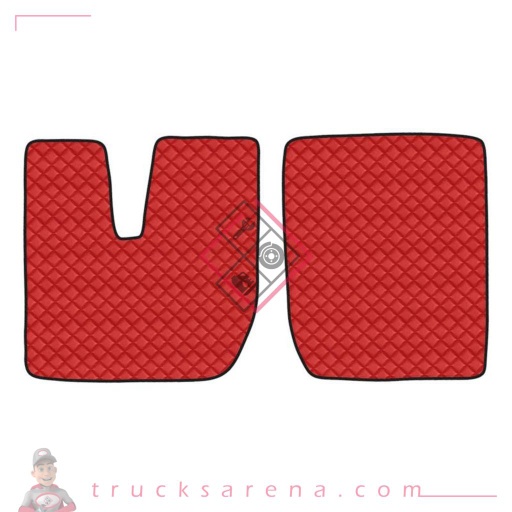 [LAM 8000692961186] 2 tapis en Skeentex - Rouge - compatible pour Iveco Stralis (08/06>12/12) automatic, manual, wide cab, sliding fridge - Iveco Stralis Hi-Way (07/12>08/16) automatic, manual, wide cab, sliding fridge - Iveco Stralis (08/02>07/06) automatic, manual, wide cab, sliding fridge - Iveco Stralis (07/12>12/19) automatic, manual, wide cab, dual sliding fridges, sliding fridge - Iveco Stralis XP (09/16>12/19) automatic, wide cab, dual sliding fridges, sliding fridge - LAMPA