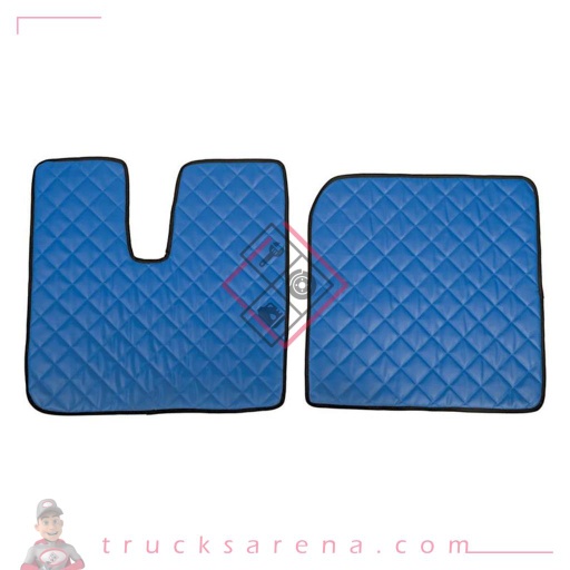 [LAM 8000692961285] 2 tapis en Skeentex - Bleu - compatible pour Man TGX (09/12>12/16) automatic, manual, 1 drawer, 2 drawers - Man TGX (09/07>08/12) automatic, manual, 1 drawer, 2 drawers - LAMPA