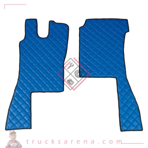 [LAM 8000692961643] 2 tapis en Skeentex - Bleu - compatible pour Scania L Serie 4 (02/95>09/04) - LAMPA