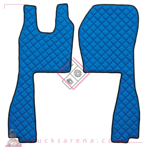 [LAM 8000692961704] 2 tapis en Skeentex - Bleu - compatible pour Scania R Serie 6 (09/09>08/13) automatic, manual, pneumatic passenger seat - LAMPA