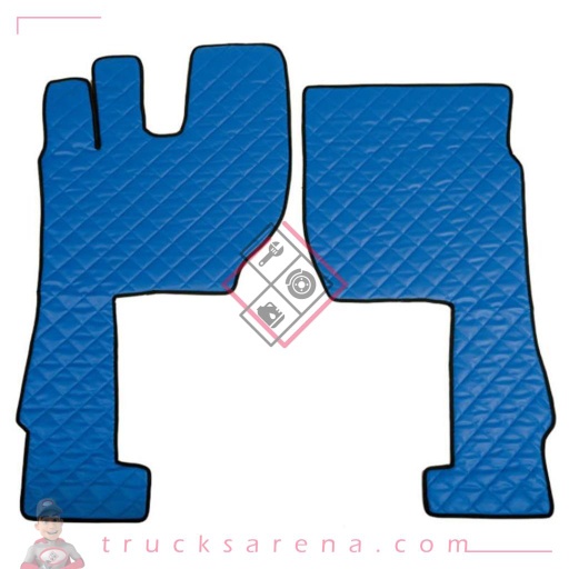 [LAM 8000692961889] 2 tapis en Skeentex - Bleu - compatible pour Volvo FH Serie 4 (01/21>) automatic, manual - Volvo FH Serie 4 (09/12>12/20) automatic, manual - LAMPA