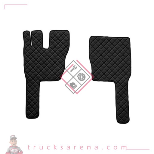 [LAM 8000692962435] 2 tapis en Skeentex - Noir - compatible pour Volvo FM (03/13>10/21) - LAMPA