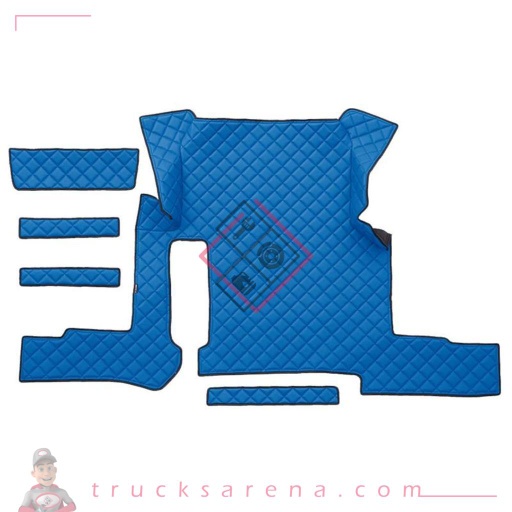 [LAM 8000692962640] Tapis central en Skeentex - Bleu - compatible pour Man TGX (01/17>06/20) manual, 1 drawer - LAMPA