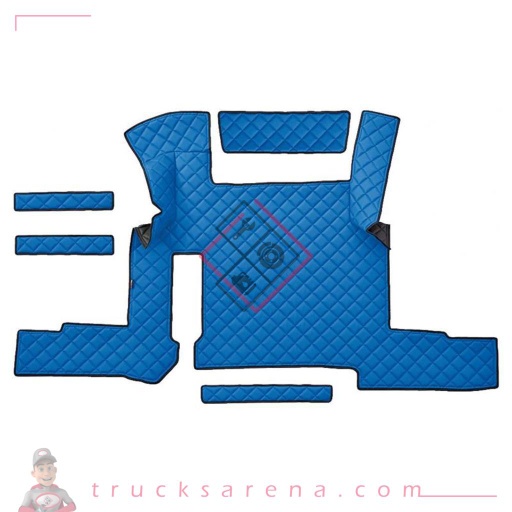 [LAM 8000692962701] Tapis central en Skeentex - Bleu - compatible pour Man TGX (01/17>06/20) automatic, 1 drawer - LAMPA