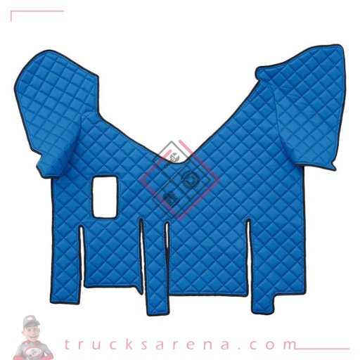 [LAM 8000692962763] Tapis central en Skeentex - Bleu - compatible pour Iveco Stralis (07/12>12/19) manual, wide cab, dual sliding fridges - LAMPA