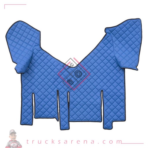 [LAM 8000692962824] Tapis central en Skeentex - Bleu - compatible pour Iveco Stralis (07/12>12/19) automatic, wide cab, dual sliding fridges - Iveco Stralis XP (09/16>12/19) automatic, wide cab, dual sliding fridges - LAMPA