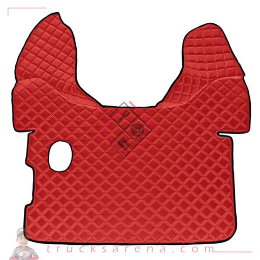 [LAM 8000692962909] Tapis central en Skeentex - Rouge - compatible pour Daf XF 105 (02/04>12/14) manual, without Webasto - Daf XF 106 (10/12>05/21) manual, without Webasto - LAMPA